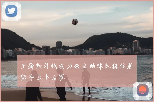 王薪凯外线发力砍分助球队稳住胜势冲击季后赛